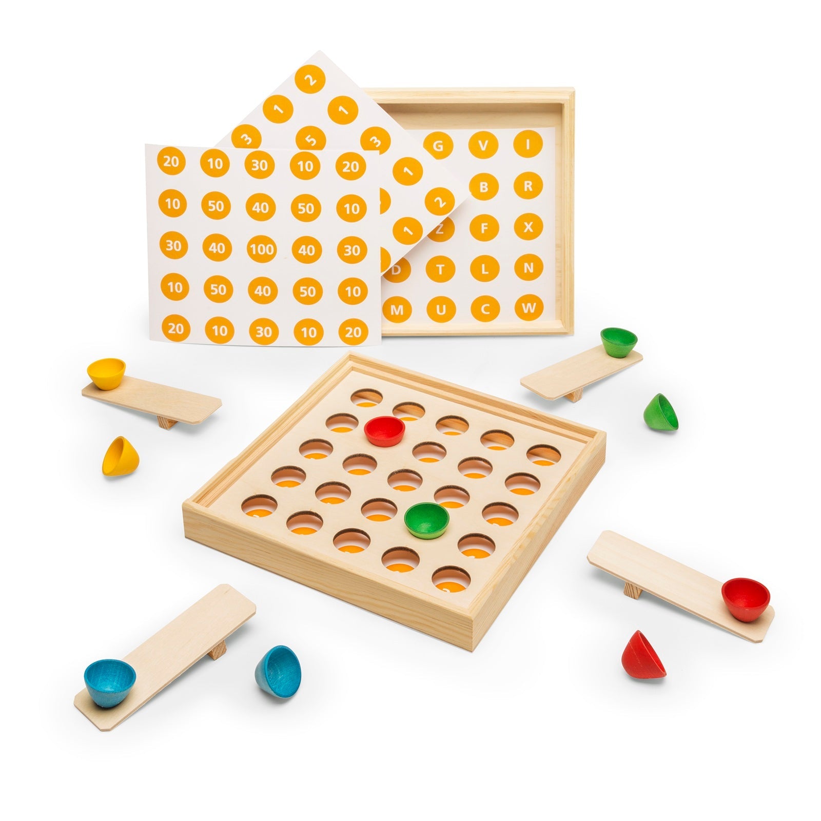 foto van het leuke spel voor dementerenden Hoedje wip tafelmodel