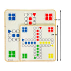Wie ergert zich! – Ludo Magneetversie XL, een groot bordspel dat interactie en activering bevordert voor senioren en dementie.