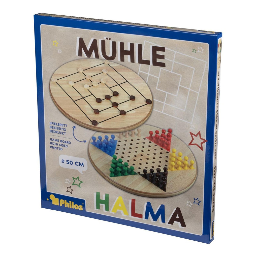 Halma-Mühle-Kombination Maxi