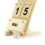 Kalendersteun – Houten houder voor dagplanning, bevordert overzicht en organisatie voor ouderen.