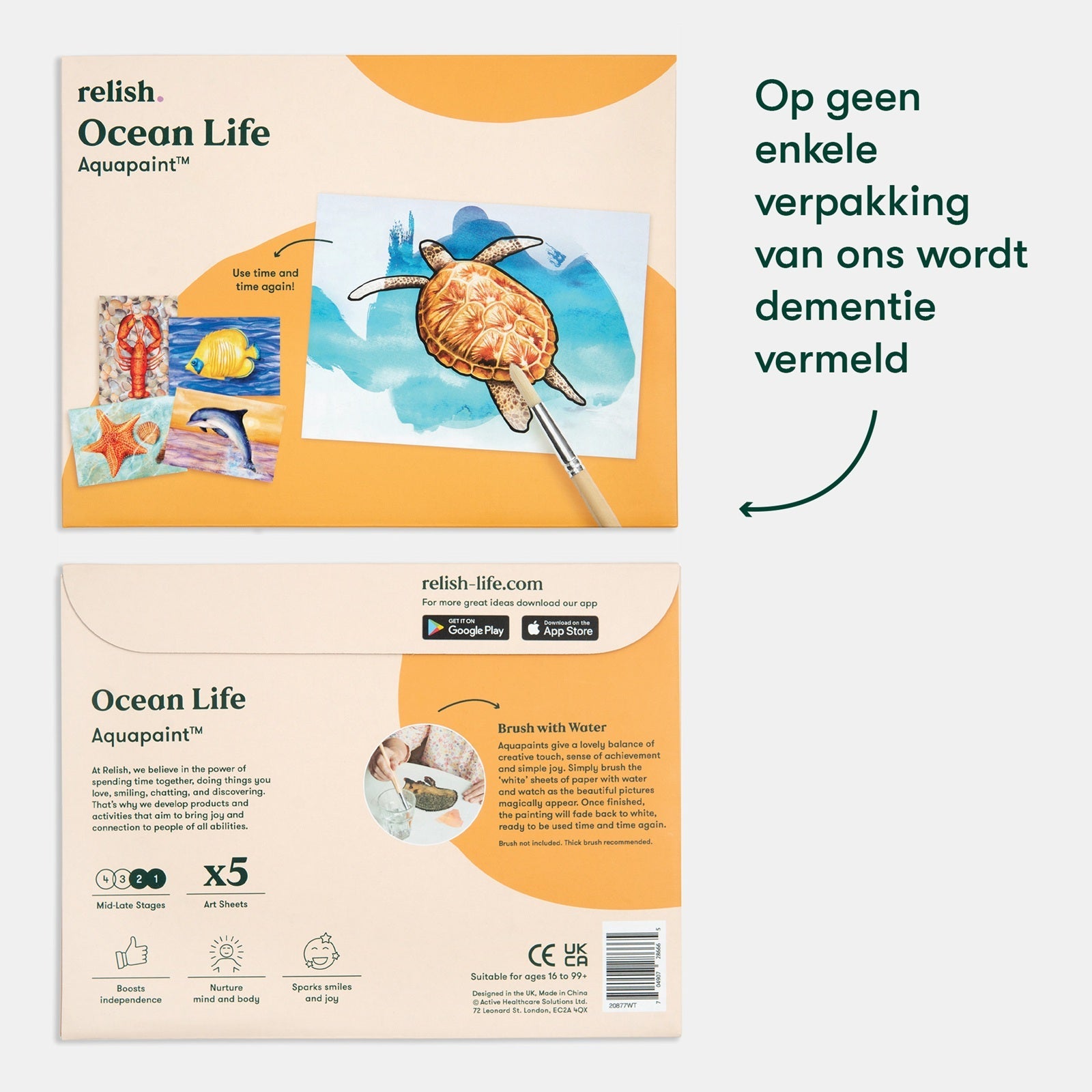 Malen mit Wasser - Leben im Ozean