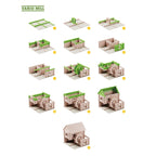 Bouwpakket Vario Molen – Houten constructiespel dat creativiteit en motoriek bevordert voor senioren.