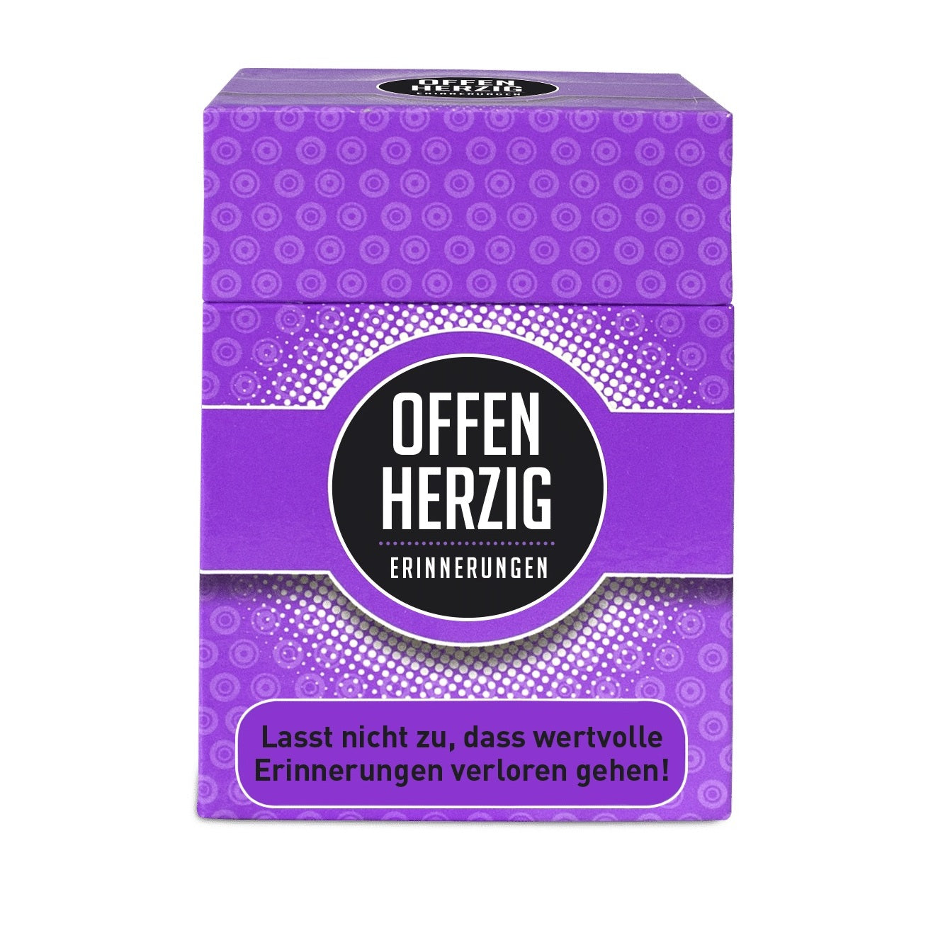 Offenherzig Erinnerungen – Duits gespreks- en herinneringsspel dat communicatie en interactie bevordert voor senioren.
