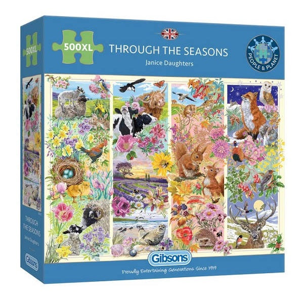 Afbeeelding van het spel Puzzel - Seizoenen (500 XL), speciaal geselecteerd  voor ouderen met dementie.