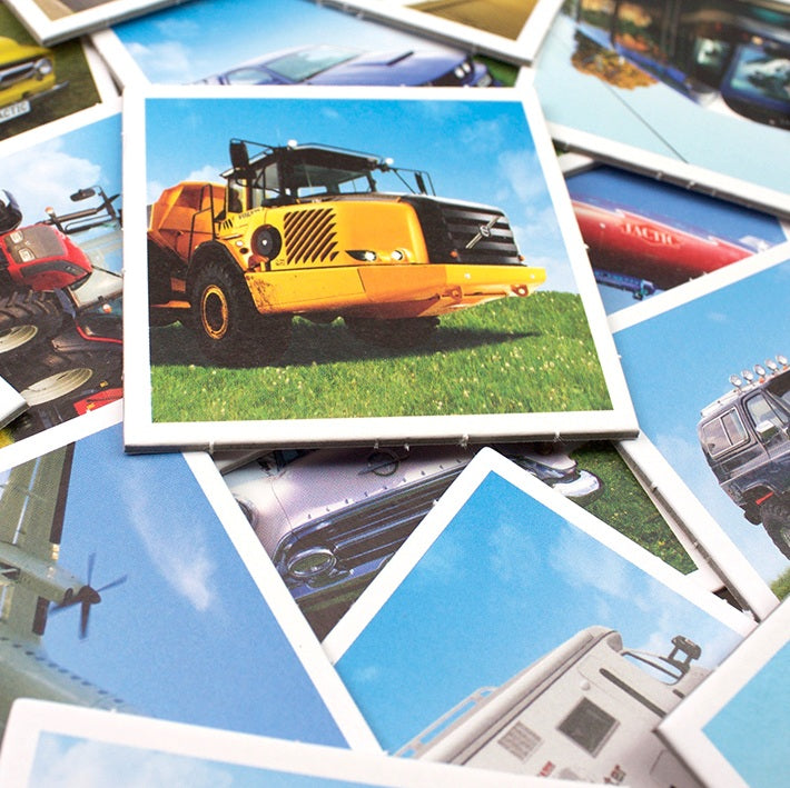 Memo Voertuigen – Geheugenspel met auto’s en trucks, stimuleert geheugen en activering voor senioren.