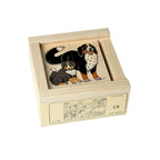 Würfelpuzzle Tiere vom Bauernhof (4-teilig)