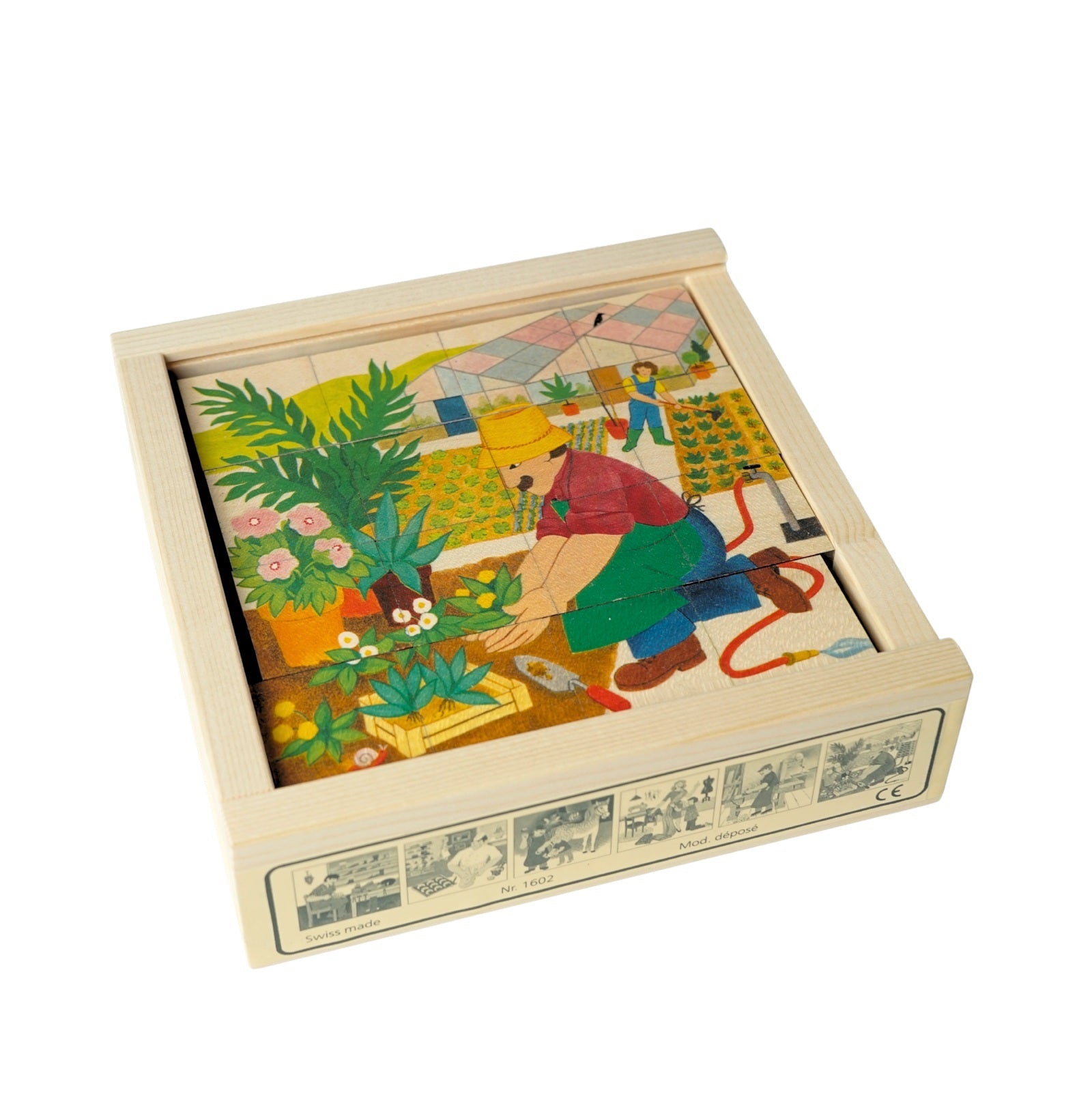 Würfelpuzzle Berufe (16-teilig)