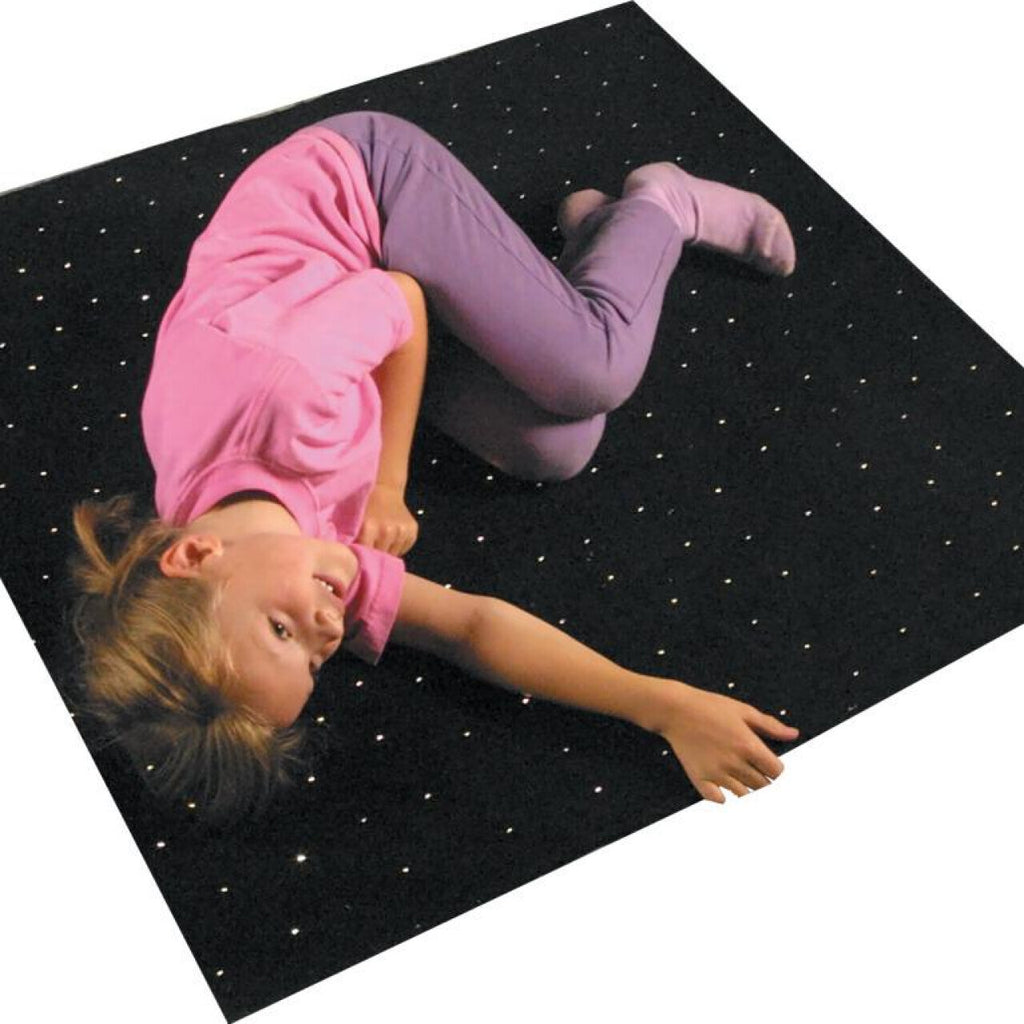 Afbeeelding van het spel Tapijt met Optische Vezels 1,2 x 1,2 incl lichtbron, speciaal geselecteerd  voor ouderen met dementie.