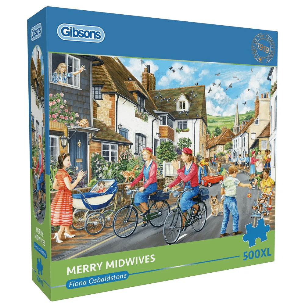 Puzzle - Merry Midwives, 500 XL, für Senioren