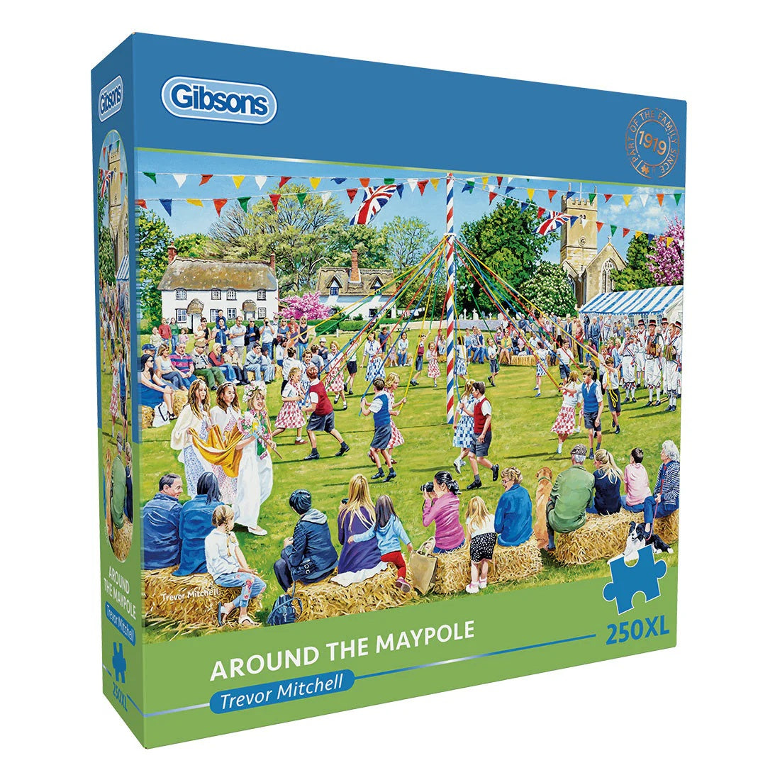 Afbeeelding van het spel Puzzel - Meiboom Dansfeest (250 XL), speciaal geselecteerd  voor ouderen met dementie.