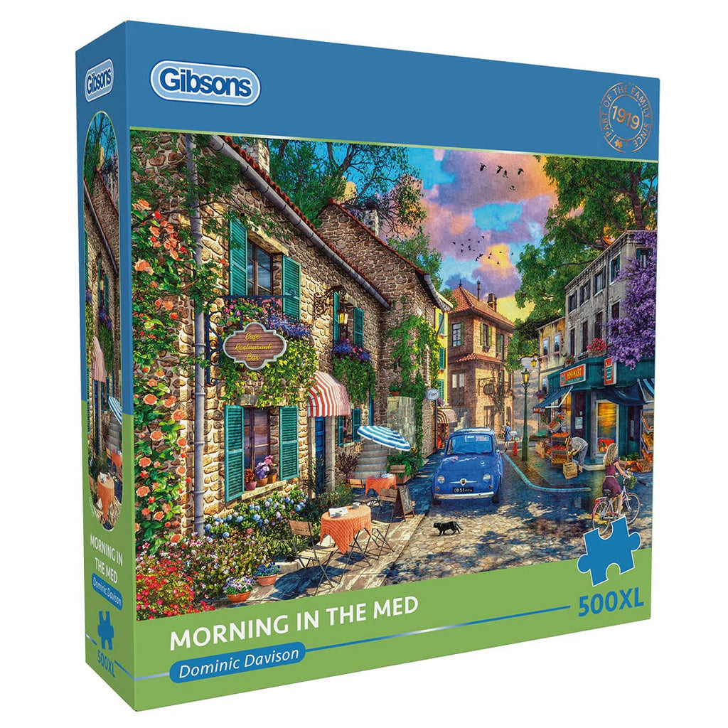 Afbeeelding van het spel Puzzel - Mediterrane Straat (500 XL), speciaal geselecteerd  voor ouderen met dementie.