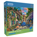 Afbeeelding van het spel Puzzel - Mediterrane Straat (500 XL), speciaal geselecteerd  voor ouderen met dementie.
