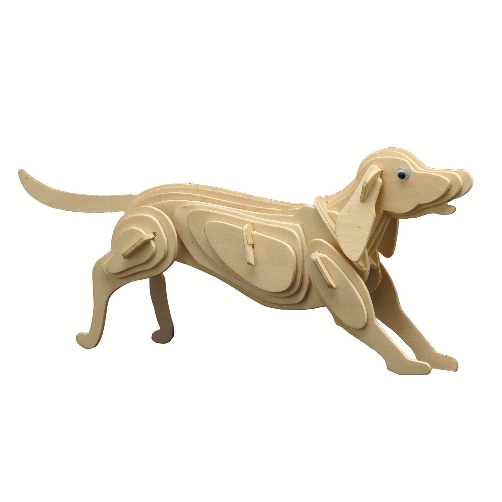 Afbeeelding van het spel Houten Bouwset Hond - Gereedschap niet benodigd, speciaal geselecteerd  voor ouderen met dementie.