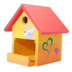 Afbeeelding van het spel Houten Bouwset Vogelhuis (incl. gereedschap), speciaal geselecteerd  voor ouderen met dementie.