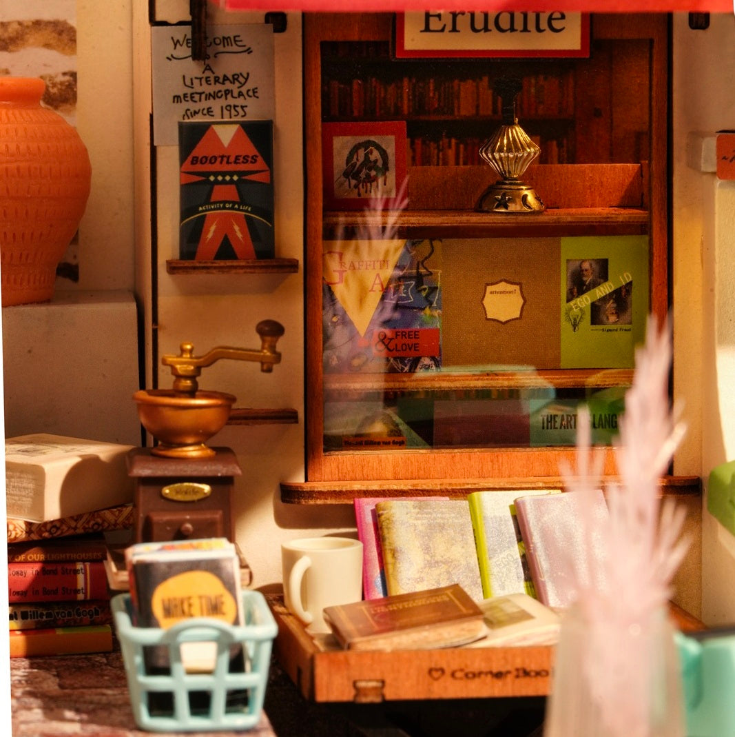 3D-Holzpuzzle-Bausatz - Buchladen