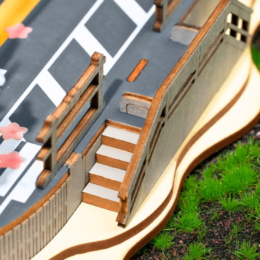 3D-Holzpuzzle-Bausatz - Historische Straßenbahn