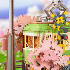 3D-Holzpuzzle-Bausatz - Historische Straßenbahn