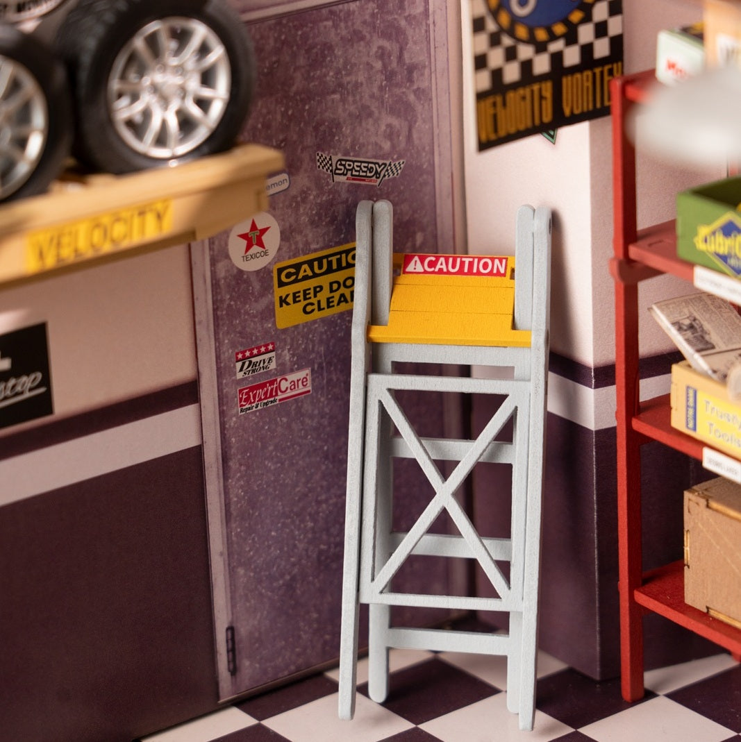 3D-Holzpuzzle-Bausatz - Garage