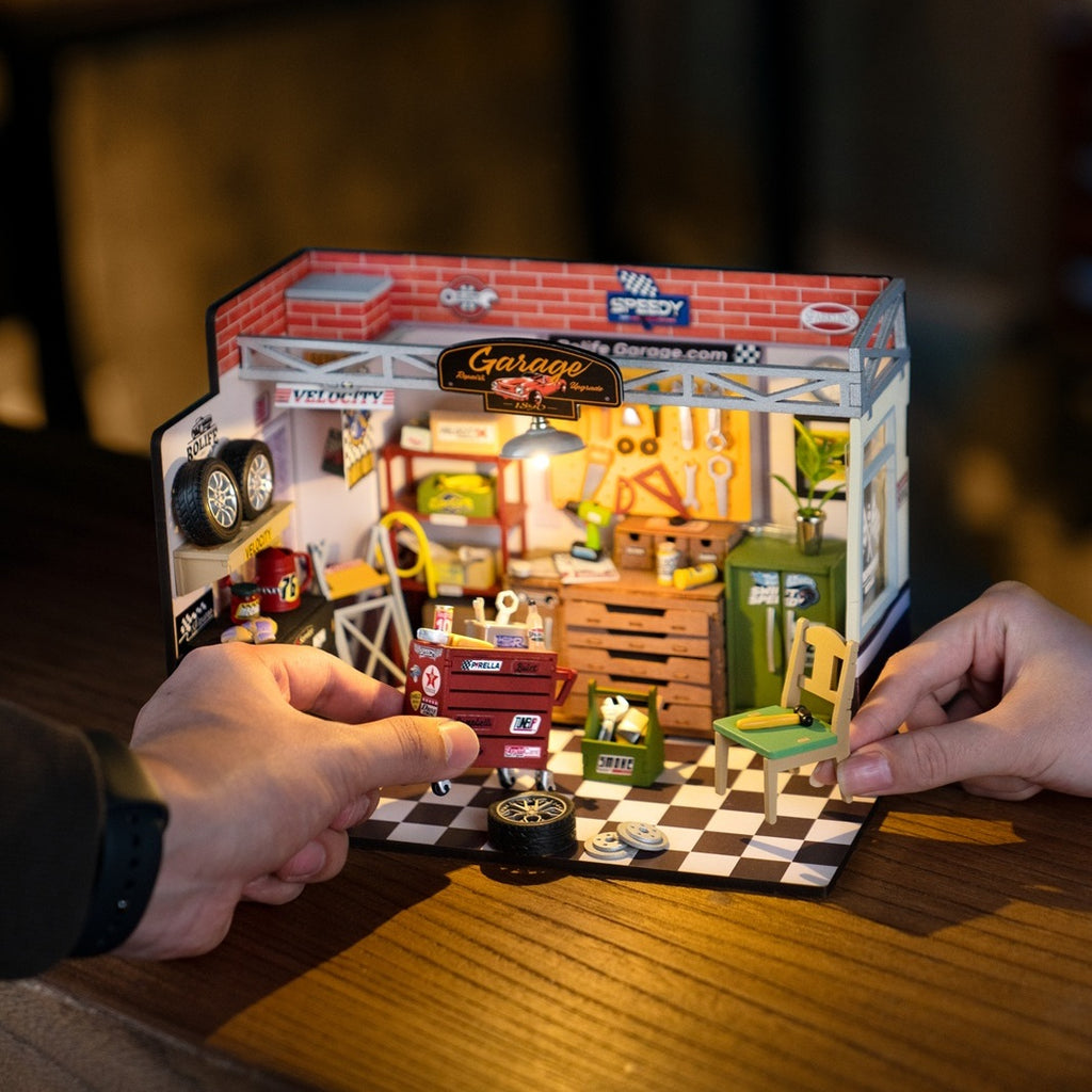 3D-Holzpuzzle-Bausatz - Garage