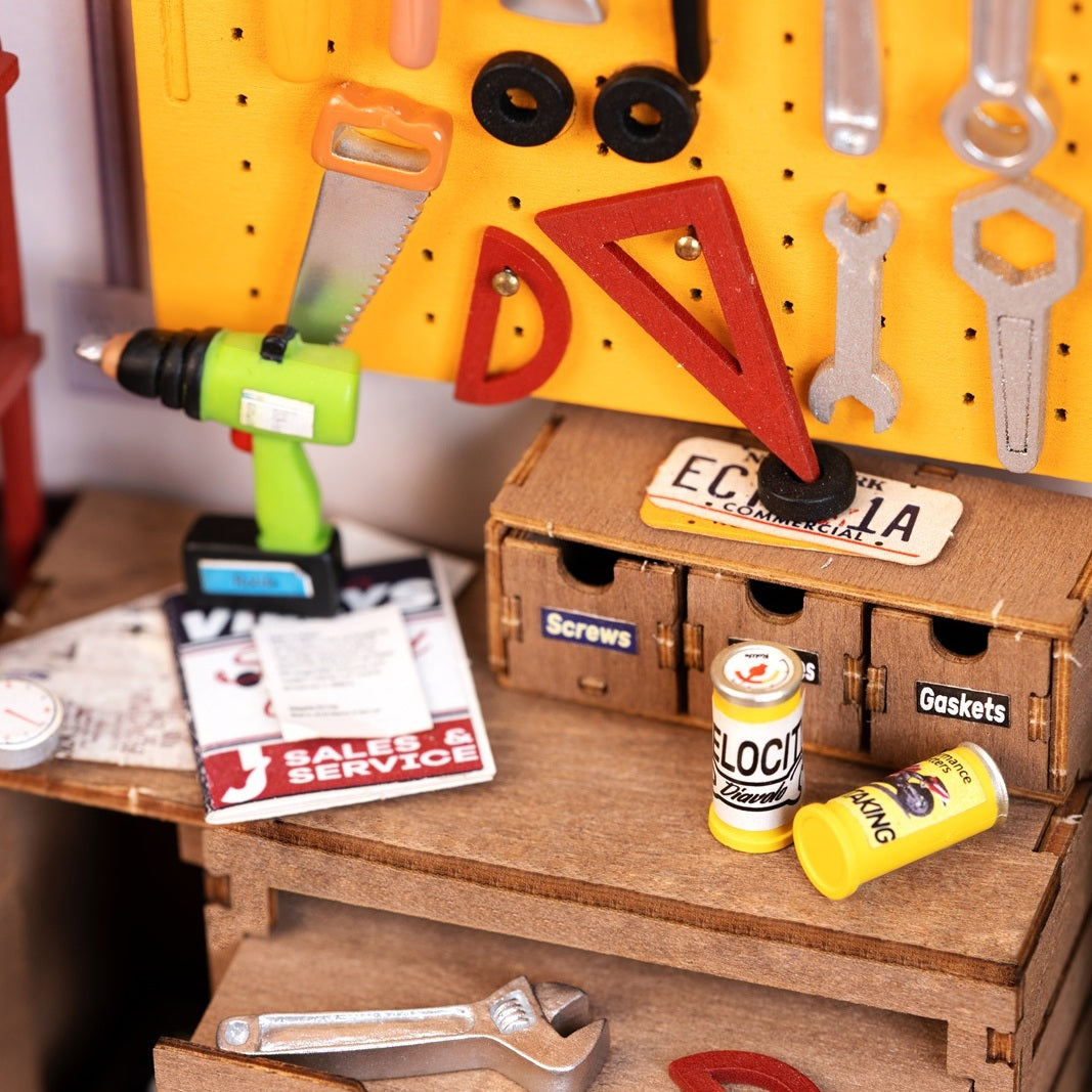 3D-Holzpuzzle-Bausatz - Garage