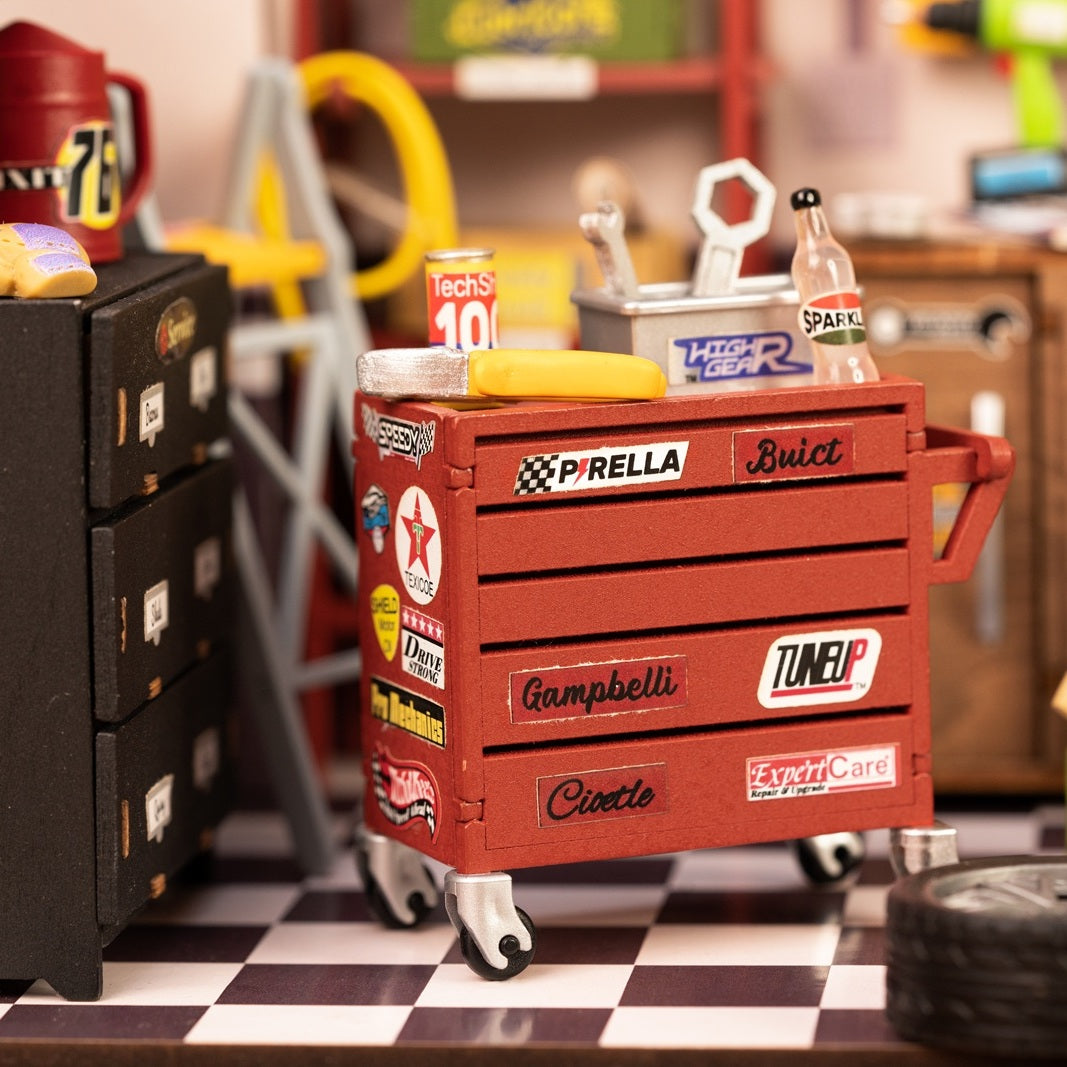 3D-Holzpuzzle-Bausatz - Garage