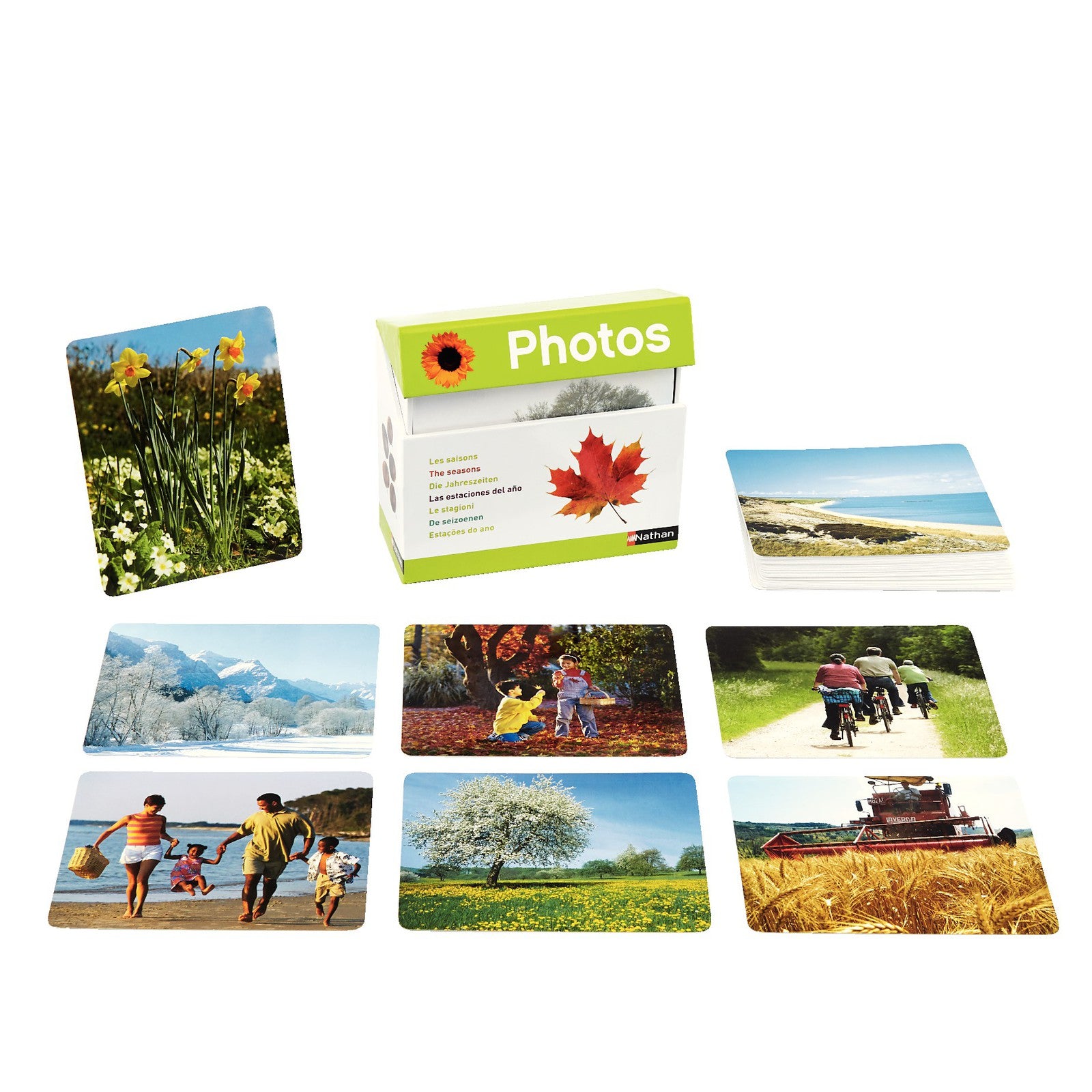 Afbeeelding van het spel Foto Box - De Seizoenen, speciaal geselecteerd  voor ouderen met dementie.