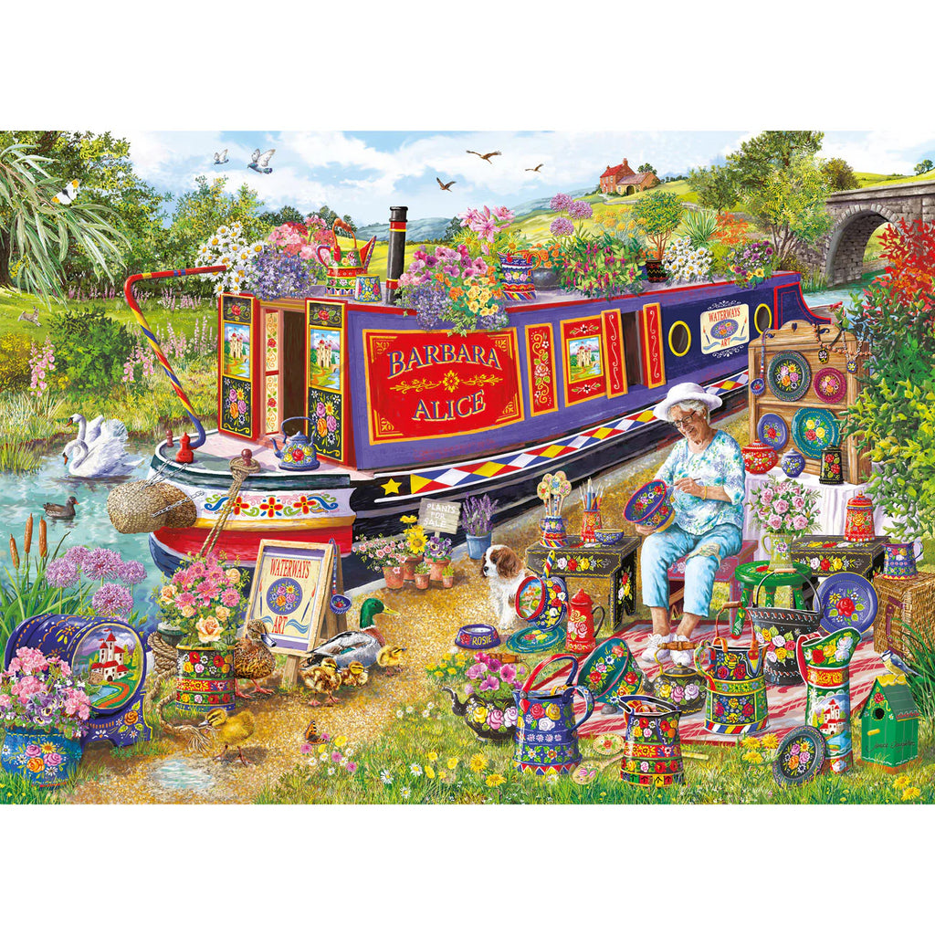 Puzzle - Kanalbootblumen (500 XL)