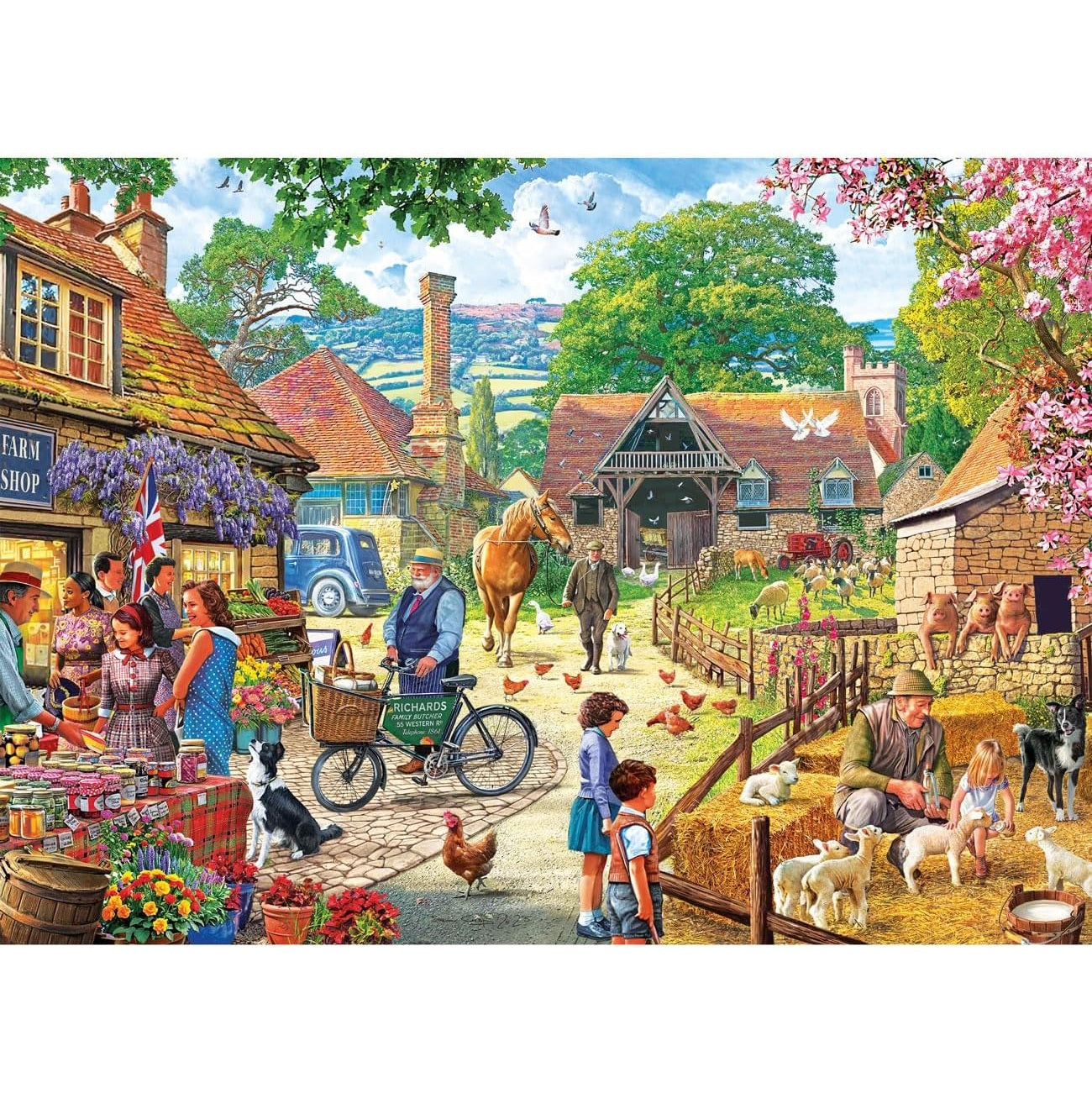 Puzzle - Der Bauernladen (100 XXL)