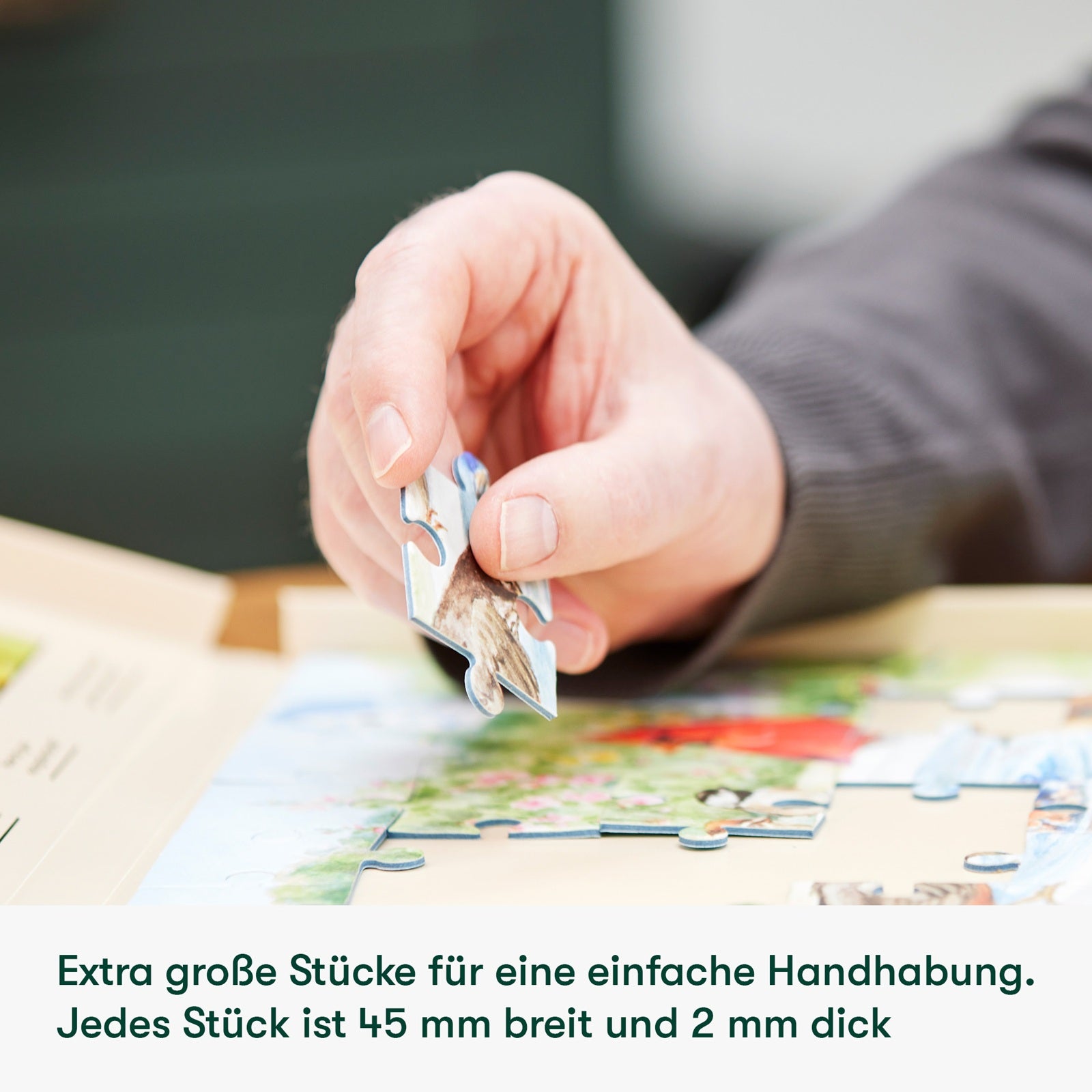 Puzzle - Vögel im Bad - 35 Teile