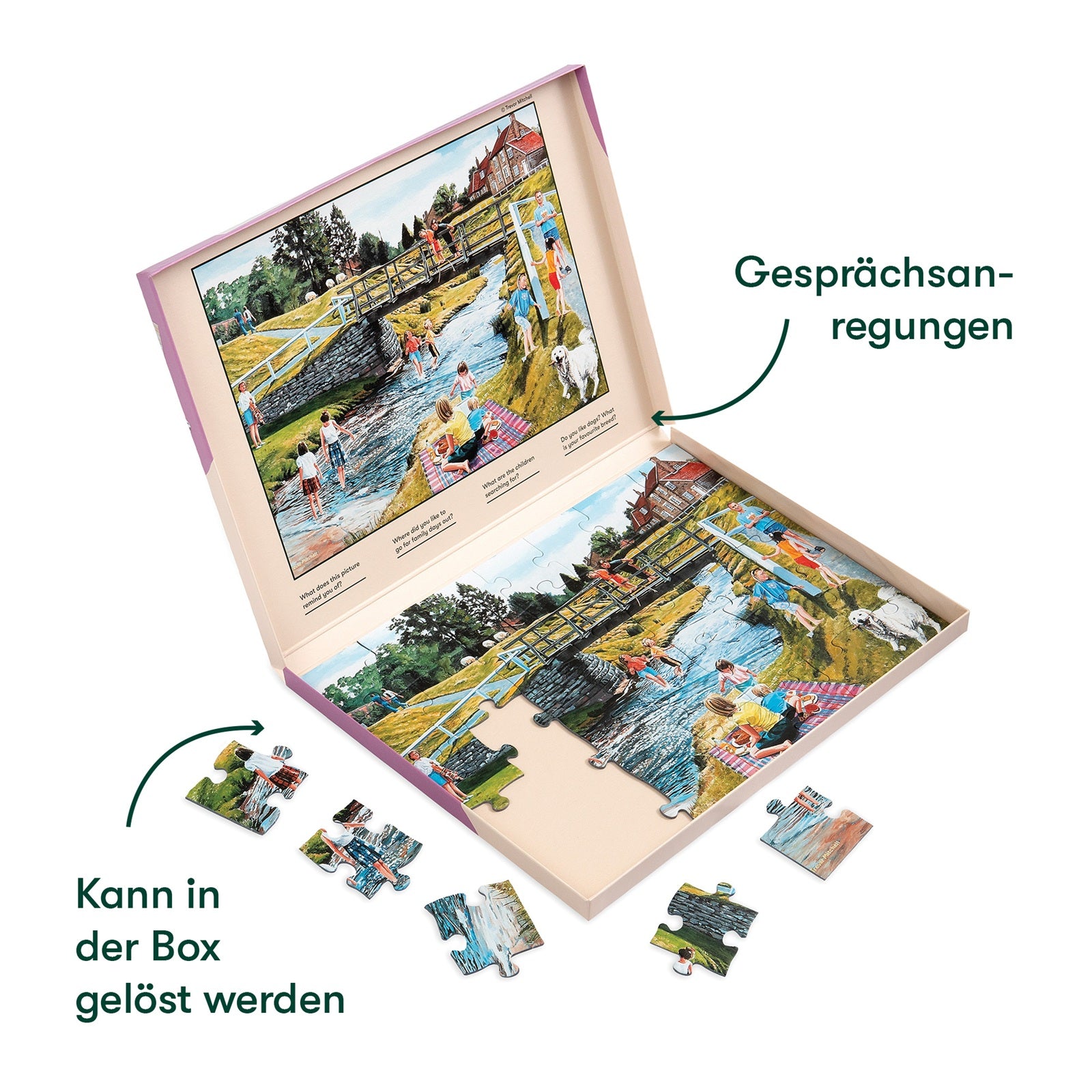 Puzzle - Frühlingspicknick - 35 Teile