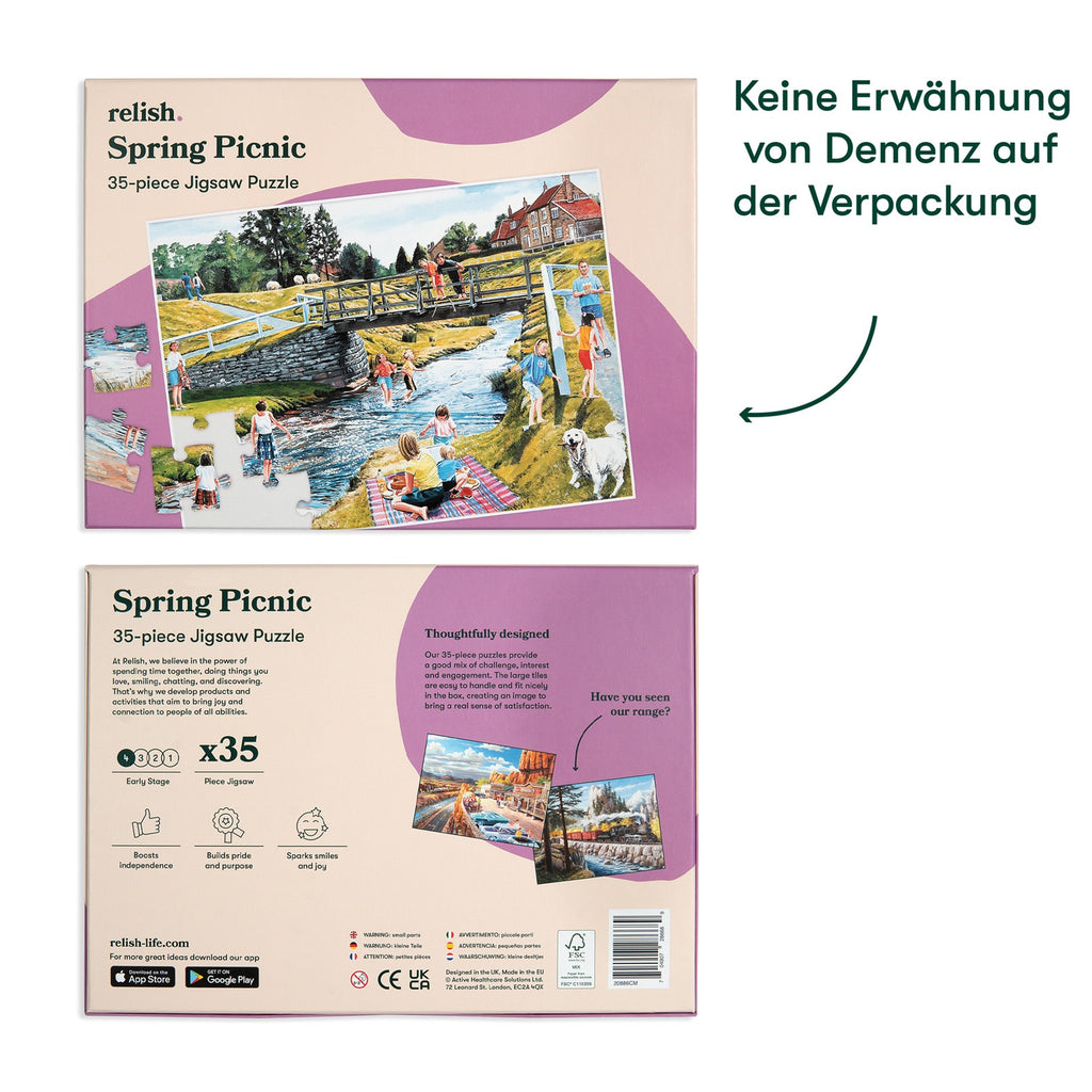 Puzzle - Frühlingspicknick - 35 Teile