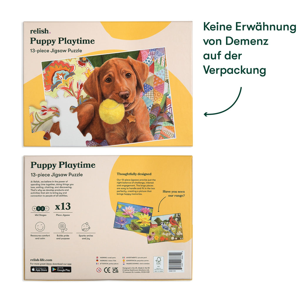 Puzzle - Puppy - 13 Teile