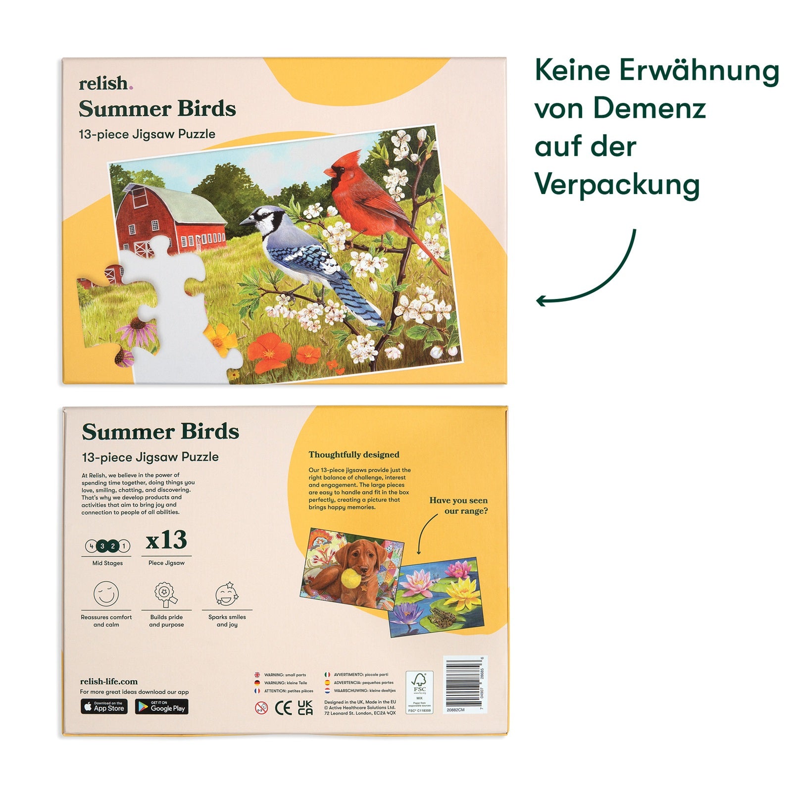 Puzzle - Summer Birds - 13 Teile