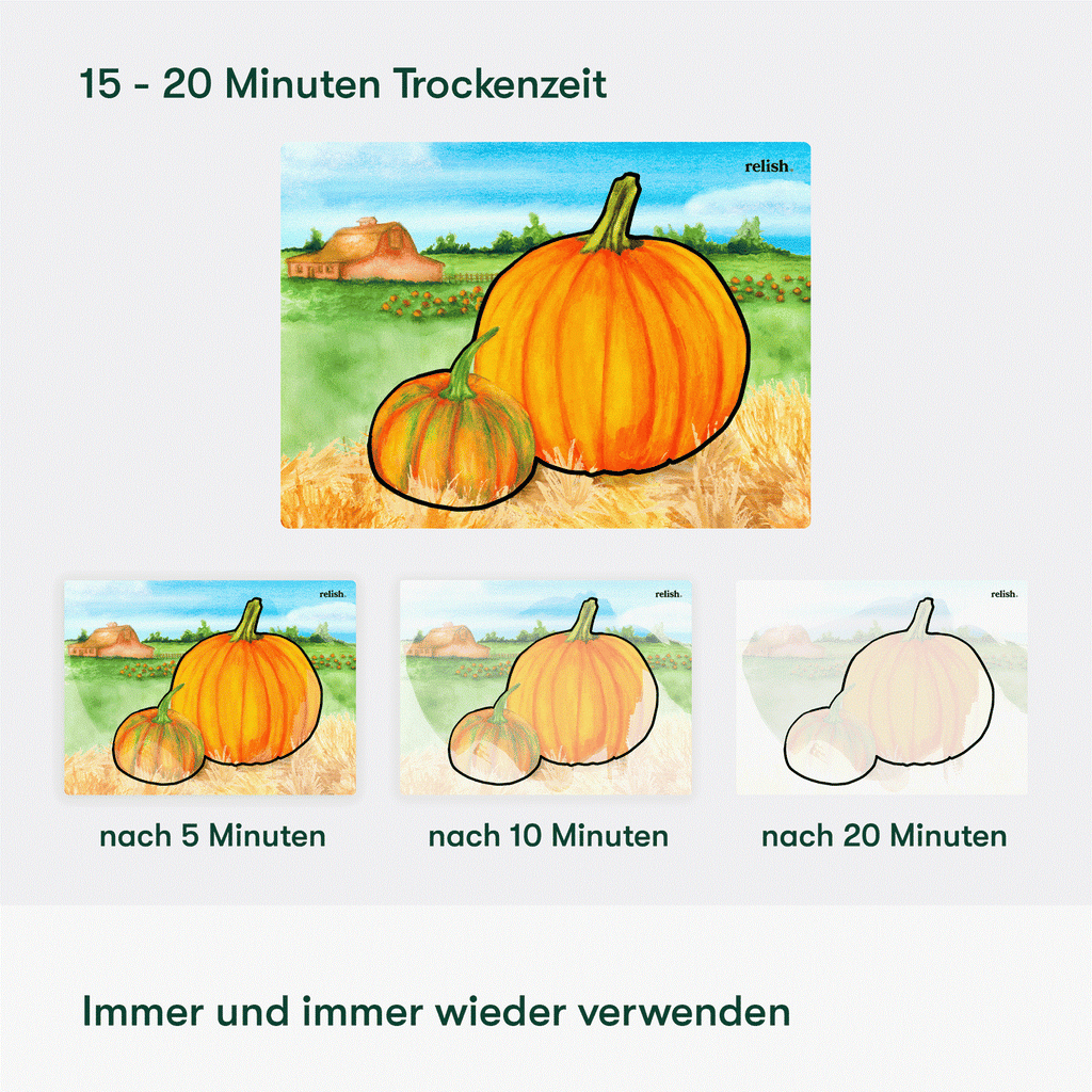 Malen mit Wasser - Landleben