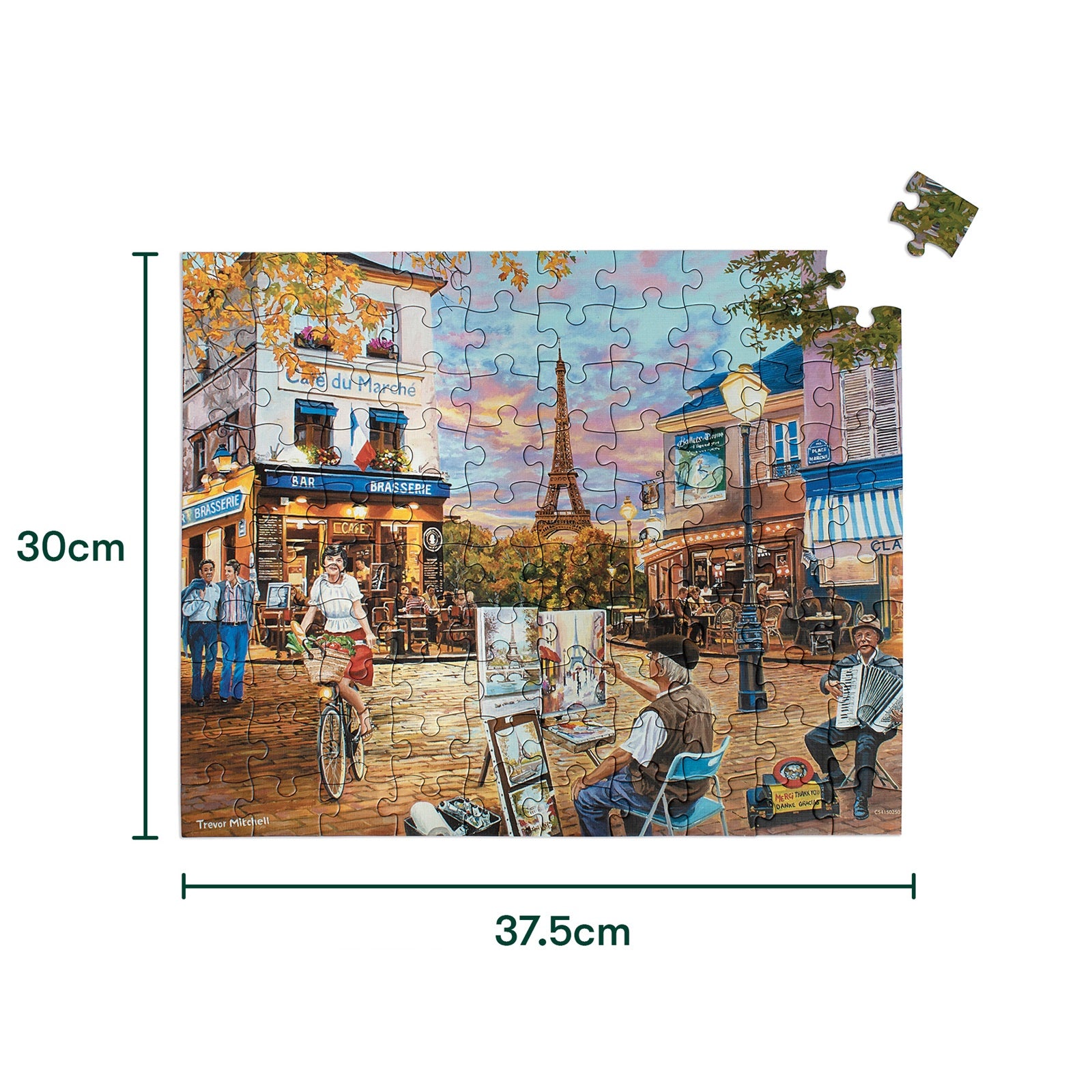Puzzle - Sunset in Paris - 100 Teile