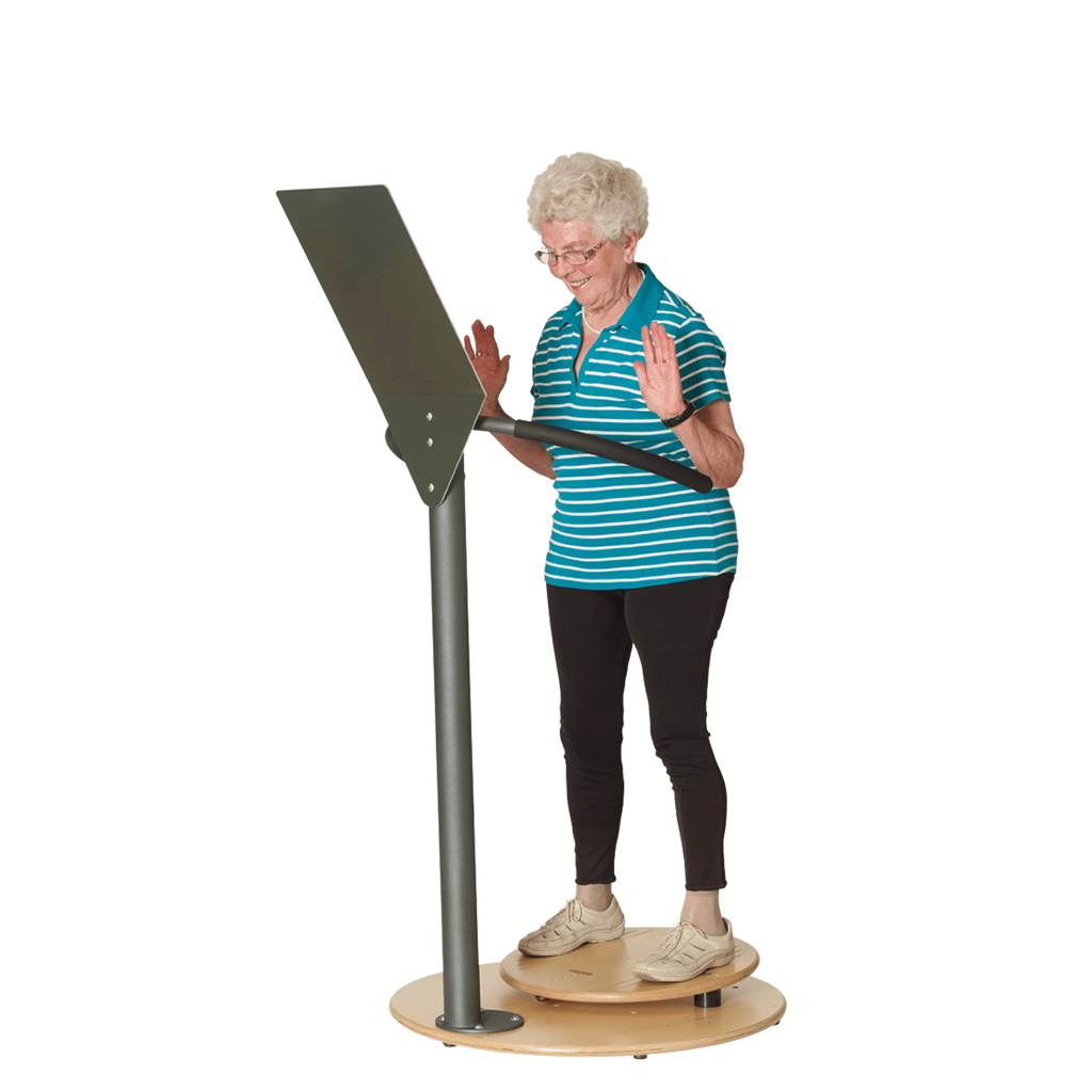 Afbeeelding van het spel Pedalo®-Station 5S-balanswip voorwaarts, speciaal geselecteerd  voor ouderen met dementie.