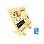 Kalender mit Aktionsuhr