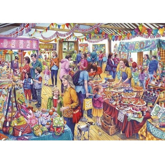 Afbeeelding van het spel Puzzel Rommelmarkt (500 XL), speciaal geselecteerd  voor ouderen met dementie.